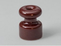 Изолятор керамический коричневый Retrika
