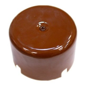 Коробка керамическая D80 H55  Brown (коричневый)