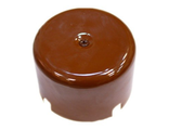 Коробка керамическая D80 H55  Brown (коричневый)
